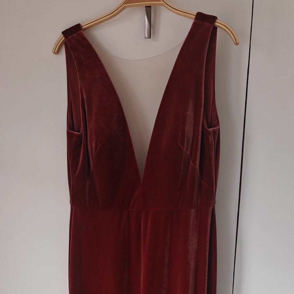 Jenny Yoo Velvet Logan Dress
